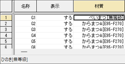 グリッドシート